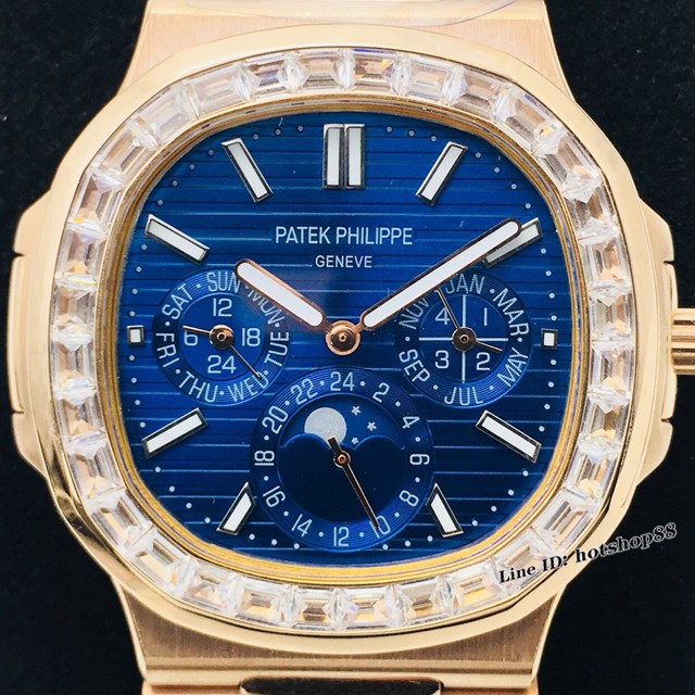 百达翡丽高端Patekphilippe超级复杂鹦鹉螺运动系列男士腕表 gjs2631